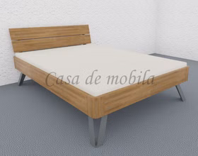 Bett 140x200 CLEVELAND Massivholz natur geölt stabverleimt von Casademobila Goslar