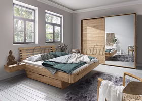 Schwebetürenschrank 2türig WOODSIDE 300x216x66cm Massivholz natur geölt von Casademobila Goslar