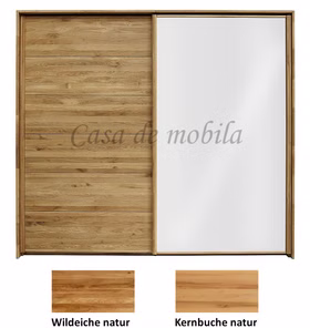 Schwebetürenschrank 2türig WOODSIDE 180x216x66cm Massivholz natur geölt von Casademobila Goslar Schwebetürenschrank 2türig WOODSIDE 180x216x66cm Massivholz natur geölt von Casademobila Goslar