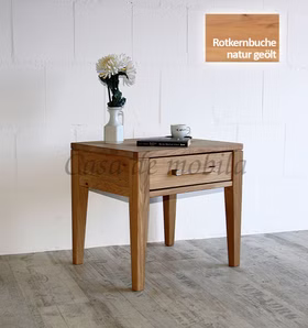 Echtholz Nachttisch Casera 50x47x42cm Kernbuche massiv natur geölt Wimmer Casa de Mobila Goslar Echtholz Nachttisch Casera 50x47x42cm Kernbuche massiv natur geölt Wimmer Casa de Mobila Goslar