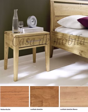 Massivholz Nachttisch Casera 50x47x42cm Kernbuche, Asteiche massiv natur oder Bianco geölt Wimmer Casa de Mobila Goslar Massivholz Nachttisch Casera 50x47x42cm Kernbuche, Asteiche massiv natur oder Bianco geölt Wimmer Casa de Mobila Goslar