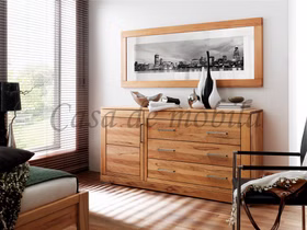 Massivholz Kommode mit 3 große Schubladen CASERA 176x87x42 Kernbuche massiv natur geölt Casa de Mobila Goslar wimmer wohnkollektionen