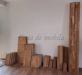 Bücherwand 354x236x33/21cm CONTRA Massivholz von Casademobila Goslar