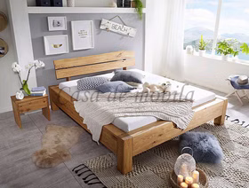 Massivholz Nachtschrank mit schublade 50x50x34cm Wildeiche massiv rustikal geöl, 1052980502 von Casademobila Goslar Massivholz Nachtschrank mit schublade 50x50x34cm Wildeiche massiv rustikal geöl, 1052980502 von Casademobila Goslar