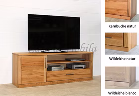 TV-Kommode PALERMO 171x62x40cm Kernbuche,Wildeiche massiv natur oder bianco geölt TV-Kommode PALERMO 171x62x40cm Kernbuche, Wildeiche massiv natur oder bianco geölt