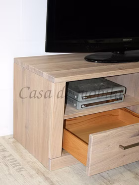 Massivholz TV-Kommode PALERMO 139x45x40cm Wildeiche massiv Bianco geölt Massivholz TV-Kommode PALERMO 139x45x40cm Wildeiche massiv Bianco geölt