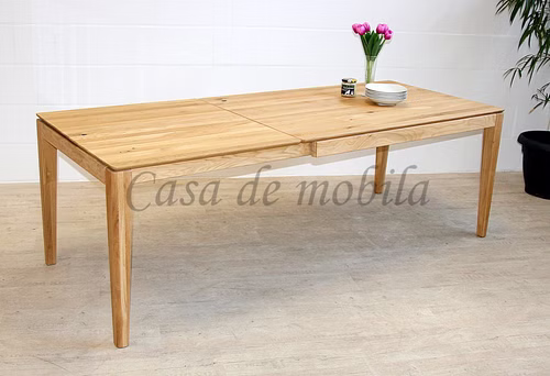 Esstisch ausziehbar 140/225x75x90cm OKER eiche massiv geölt Esstisch ausziehbar 140/225x75x90cm OKER Wildeiche massiv geölt casademobila goslar