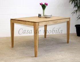 Esstisch ausziehbar 160x90cm eichenholz massiv stabverleimt natur geölt Esstisch ausziehbar 160x90cm wildeiche massiv stabverleimt natur geölt Casa de mobila goslar