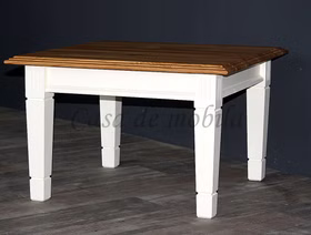 Couchtisch 80x45x80cm OAKDALE Birke massiv reinweiß / Wildeiche von Casademobila Goslar Couchtisch 80x45x80cm OAKDALE Birke massiv reinweiß / Wildeiche von Casademobila Goslar