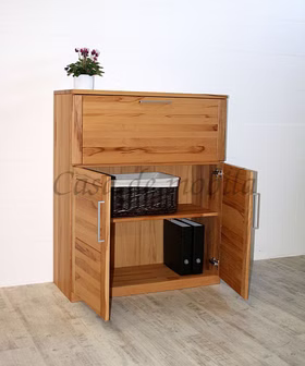 Sekretär 99x121x40cm groß PALERMO Kernbuche massiv natur geölt von Casademobila Goslar Sekretär 99x121x40cm groß PALERMO Kernbuche massiv natur geölt von Casademobila Goslar