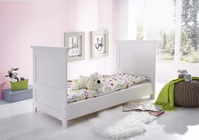 Juniorbett-Umbauseiten ODETTE Kiefer massiv weiß gewachst Juniorbett-Umbauseiten ODETTE Kiefer massiv weiß gewachst