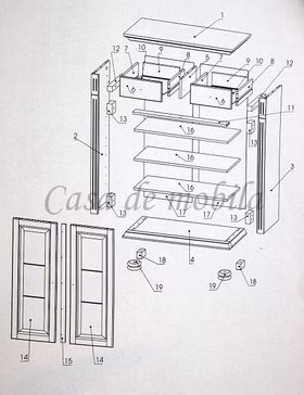 Wäscheschrank 86x120x37cm MONA Landhaus Fichte massiv altweiß lackiert von Casademobila Goslar Wäscheschrank 86x120x37cm MONA Landhaus Fichte massiv altweiß lackiert von Casademobila Goslar