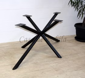 Spinnenfuß 189x72x97cm MESA Metall schwarz von Casademobila Goslar Spinnenfuß 189x72x97cm MESA Metall schwarz von Casademobila Goslar