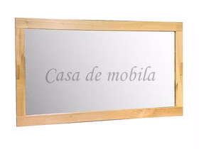 Flurspiegel mit Holzrahmen ZACHARIAS 123x63x2cm Eiche massiv geölt von Casademobila
