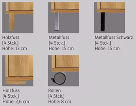 Iversen Contra Fuesse holz oder metall und rollen bei Casademobila Goslar