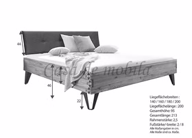 Maße doppelbett 200x200 wildeiche natur geölt kopfteil gepolstert casademobila goslar Maße doppelbett 200x200 wildeiche natur geölt kopfteil gepolstert casademobila goslar