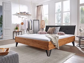 doppelbett massivholz wildeiche natur geölt metallbeine schwarz polsterkopfteil 200x200 casademobila goslar doppelbett massivholz wildeiche natur geölt metallbeine schwarz polsterkopfteil 200x200 casademobila goslar