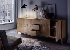Massivholz Sideboard mit hohen holzbeinen CUBE IT 222x82x42cm Wildeiche massiv natur geölt Casademobila Goslar Massivholz Sideboard mit hohen holzbeinen CUBE IT 222x82x42cm Wildeiche massiv natur geölt Casademobila Goslar
