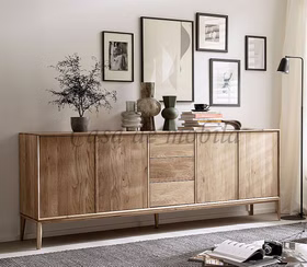 Sideboard mit hohen holzbeinen CUBE IT 222x82x42cm Wildeiche massiv natur geölt Sideboard beit, hohen holzbeinen CUBE IT 222x82x42cm Wildeiche massiv natur geölt Casademobila Goslar
