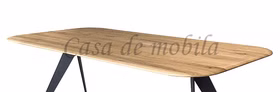 Holzplatte runde Kante R200 Wildeiche geölt von Casademobila Goslar