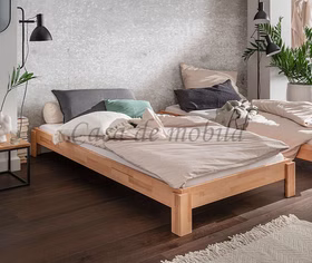 Stapelbett 90x200cm DENVER II Kernbuche massiv natur geölt Casademobila Goslar