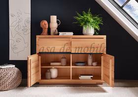 Kommode 2 türig mit Hirnholz CENTRO 120x85x40cm buchenholz geölt Kommode 2 türig mit Hirnholz CENTRO 120x85x40cm Kernbuche geölt Casa de mobila Goslar