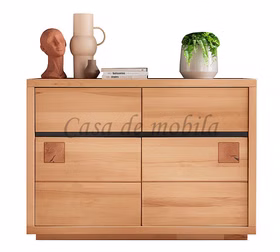 Geschirrkommode 2 türig mit Hirnholz CENTRO 120x85x40cm buchenholz geölt Geschirrkommode 2 türig mit Hirnholz CENTRO 120x85x40cm Kernbuche massiv geölt Casa de mobila Goslar