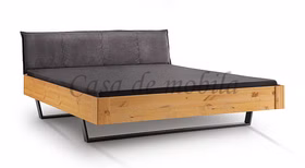 Holzbett mit Metallbeine Kiel 140,160,180,200cm Kiefernholz massiv gelaugt geölt polsterkopfteil anthrazit Casademobila Goslar Holzbett mit Metallbeine Kiel 140,160,180,200cm Kiefernholz massiv gelaugt geölt polsterkopfteil anthrazit Casademobila Goslar