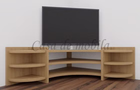 TV-Eckregal 116x44x116cm CONTRA Massivholz Massivholz TV-Eckregal CONTRA 116x44x116cm kiefer massiv gelaugt geölt Casademobila Goslar