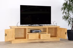 TV-Schrank PINEA 190x57x45cm Pinie massiv mediterraneo honig gebürstet Casademobila Goslar TV-Schrank PINEA 190x57x45cm Pinie massiv mediterraneo honig gebürstet Casademobila Goslar