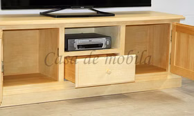 Lowboard PINEA 160x57x45cm Pinie massiv decape sandfarben gebürstet Casademobila Goslar Lowboard PINEA 160x57x45cm Pinie massiv decape sandfarben gebürstet Casademobila Goslar