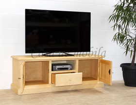 Fernsehtisch PINEA 160x57x45cm Pinie massiv decape sandfarben gebürstet Casademobila Goslar Fernsehtisch PINEA 160x57x45cm Pinie massiv decape sandfarben gebürstet Casademobila Goslar