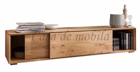 Massivholz Fernsehkommode mit schiebetüren MADERA 170x35x41cm Wildeiche massiv natur geölt Casa de mobila Goslar Massivholz Fernsehkommode mit schiebetüren MADERA 170x35x41cm Wildeiche massiv natur geölt Casa de mobila Goslar