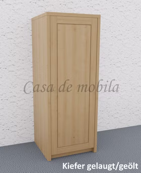 Kommode mit Holztür tiefe 46cm CONTRA 47x123x46cm Kiefer massiv gelaugt geölt Casademobila Goslar Massivholz Kommode mit Holztür tiefe 46cm CONTRA 47x123x46cm Kiefer massiv gelaugt geölt Casademobila Goslar