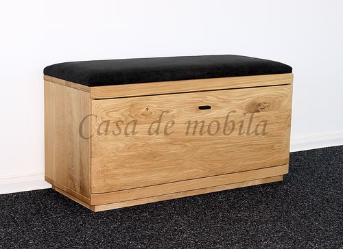 Truhenbank PINOS 91x44x38cm Wildeiche massiv natur geölt von Casademobila Goslar Truhenbank PINOS 91x44x38cm Wildeiche massiv natur geölt von Casademobila Goslar