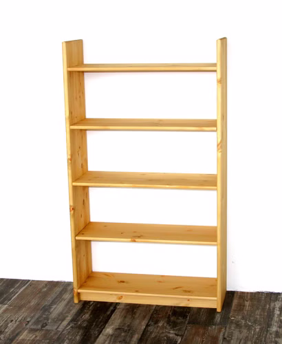 halbhohes regal axel 80x140x30cm kiefer massiv natur lackiert casademobila goslar