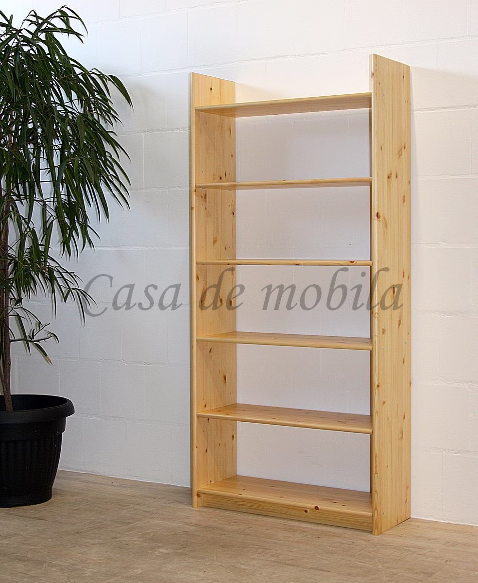AXEL 80 cm – hohes Regal Massivholz Standregal axel 80x170x30cm kiefer massiv natur lackiert casademobila goslar