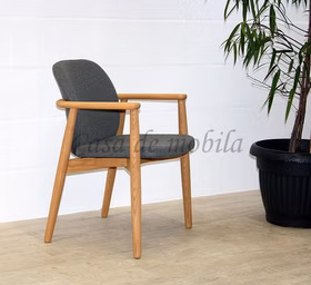Polsterstuhl mit armlehne Wolle COSTNER 58x83x60cm Esche massiv natur geölt Casademobila Goslar Polsterstuhl mit armlehne Wolle COSTNER 58x83x60cm Esche massiv natur geölt Casademobila Goslar