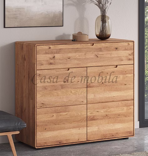 Kommode II 2türig GOSE 100x91x40cm rustikale Wildeiche massiv natur geölt mit abgerundeten Kanten Casademobila Goslar Kommode II 2türig GOSE 100x91x40cm rustikale Wildeiche massiv natur geölt mit abgerundeten Kanten Casademobila Goslar