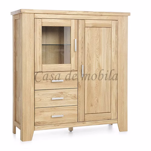 Massivholz Wohnwand LOFT Set komplett 5teilig Eiche massiv natur geölt Casademobila Goslar Massivholz Wohnwand LOFT Set komplett 5teilig Eiche massiv natur geölt Casademobila Goslar