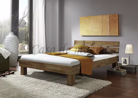 Massivholz Doppelbett JENNY 140/180x200x37cm Wildeiche massiv natur geölt inkl. Kopfteil Casademobila Goslar Massivholz Doppelbett JENNY 140/180x200x37cm Wildeiche massiv natur geölt inkl. Kopfteil Casademobila Goslar