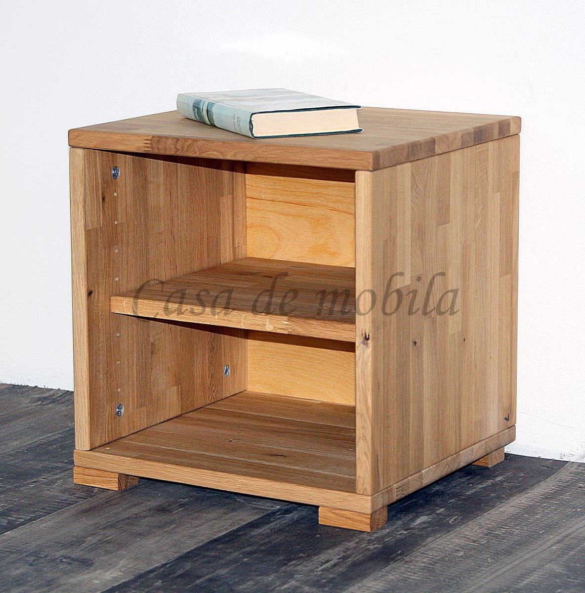 Massivholz Nachtkonsole mit schubladen Marco 38x40x35cm Eiche massiv natur geölt parkettverleimt Casademobila Goslar Massivholz Nachtkonsole mit schubladen Marco 38x40x35cm Eiche massiv natur geölt parkettverleimt Casademobila Goslar