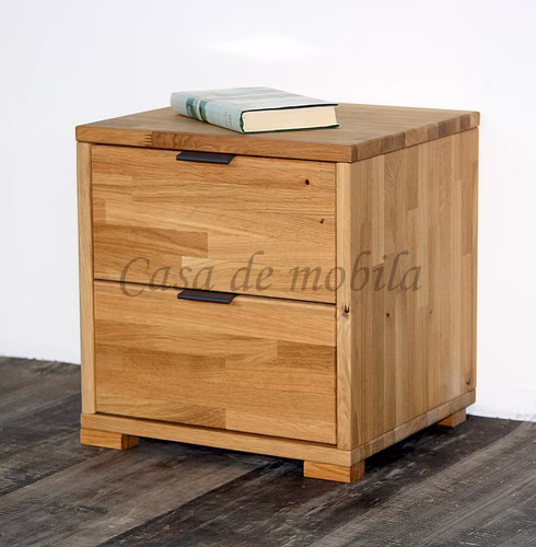 Massivholz Nachtkommode mit schubladen Marco 38x40x35cm Eiche massiv natur geölt parkettverleimt Casademobila Goslar Massivholz Nachtkommode mit schubladen Marco 38x40x35cm Eiche massiv natur geölt parkettverleimt Casademobila Goslar