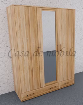 Massivholz Drehtürenschrank 3türig niedrige höhe MIDO 134x180x56cm Eiche massiv natur geölt mit Spiegeltür Casademobila Goslar skalik Massivholz Drehtürenschrank 3türig niedrige höhe MIDO 134x180x56cm Eiche massiv natur geölt mit Spiegeltür Casademobila Goslar skalik