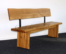 sitzbank 200cm mit lehne eiche massiv natur geölt baumkante holzbeine casademobila goslar sitzbank 200cm mit lehne eiche massiv natur geölt baumkante holzbeine casademobila goslar