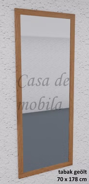 Wandspiegel mit holzrahmen 70x178cm MIDO Eiche massiv tabakfarben geölt in Goslar bei Casademobila