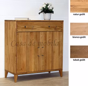 Massivholz Kommode mit Holzbeine 2türig 1 Schublade MIDO 90x96x40cm Eiche massiv geölt, natur, bianco oder tabakfarben geölt Casademobila Goslar skalik Massivholz Kommode mit Holzbeine 2türig 1 Schublade MIDO 90x96x40cm Eiche massiv geölt, natur, bianco oder tabakfarben geölt Casademobila Goslar skalik