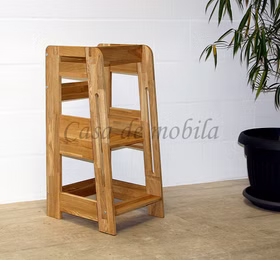 kinder stehstuhl holz MONTESSORI 40x89x52cm Eichenholz massiv natur geölt Casademobila Goslar kinder stehstuhl holz MONTESSORI 40x89x52cm Eichenholz massiv natur geölt Casademobila Goslar