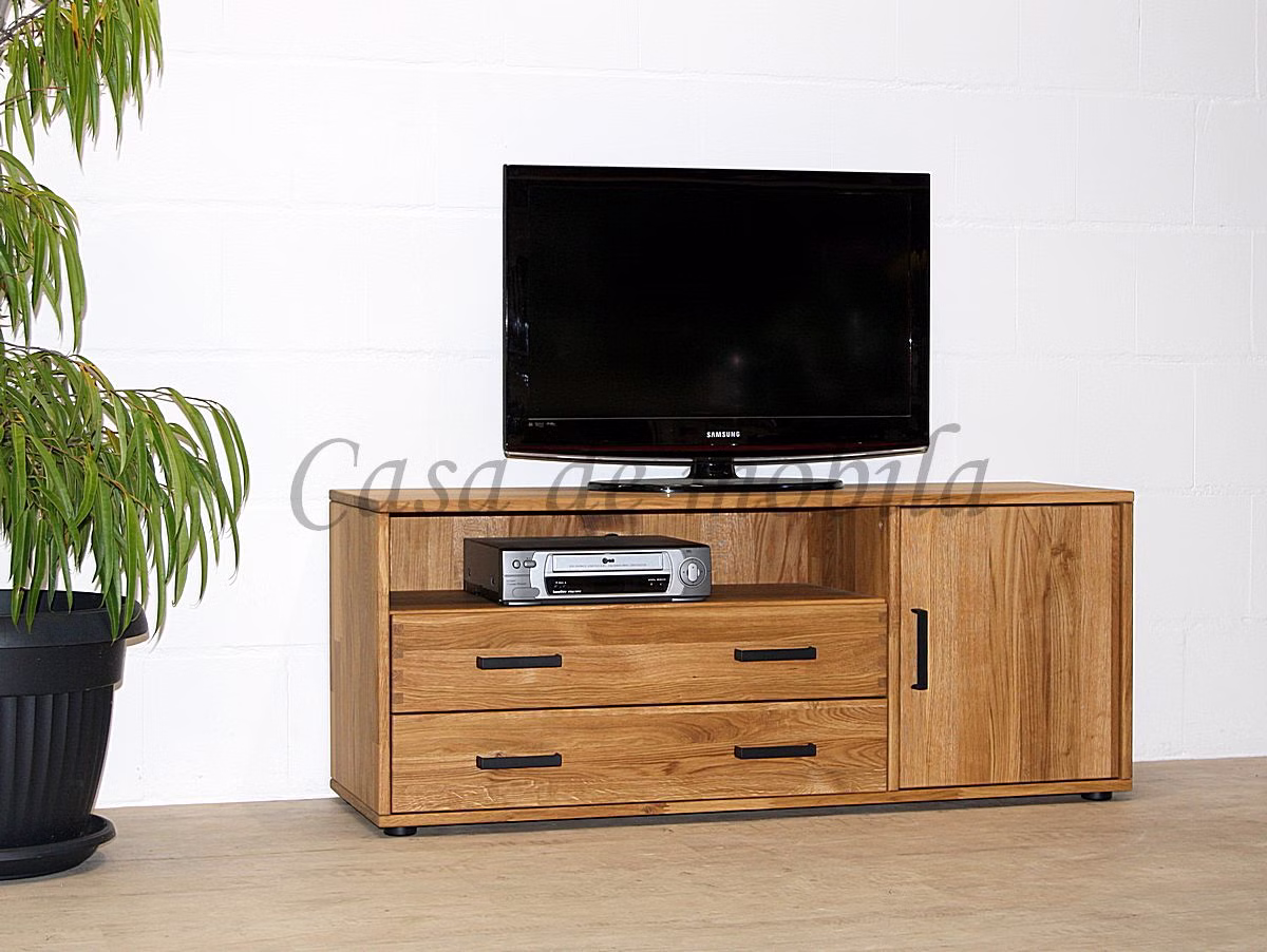 MIDO – TV-Board mit Fernseher Holz-TV-Board mit Fernseher