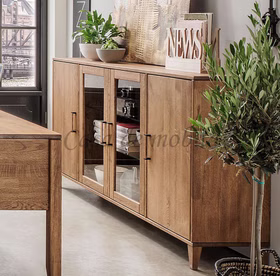 Massivholz Geschirrkommode mit holzbeine, 2 Glastüren,2 holztüren MIDO 178x84x40cm Eiche massiv braun nußbaumfarben geölt Casademobila Goslar Skalik Massivholzmöbel Massivholz Geschirrkommode mit holzbeine, 2 Glastüren,2 holztüren MIDO 178x84x40cm Eiche massiv braun nußbaumfarben geölt Casademobila Goslar Skalik Massivholzmöbel
